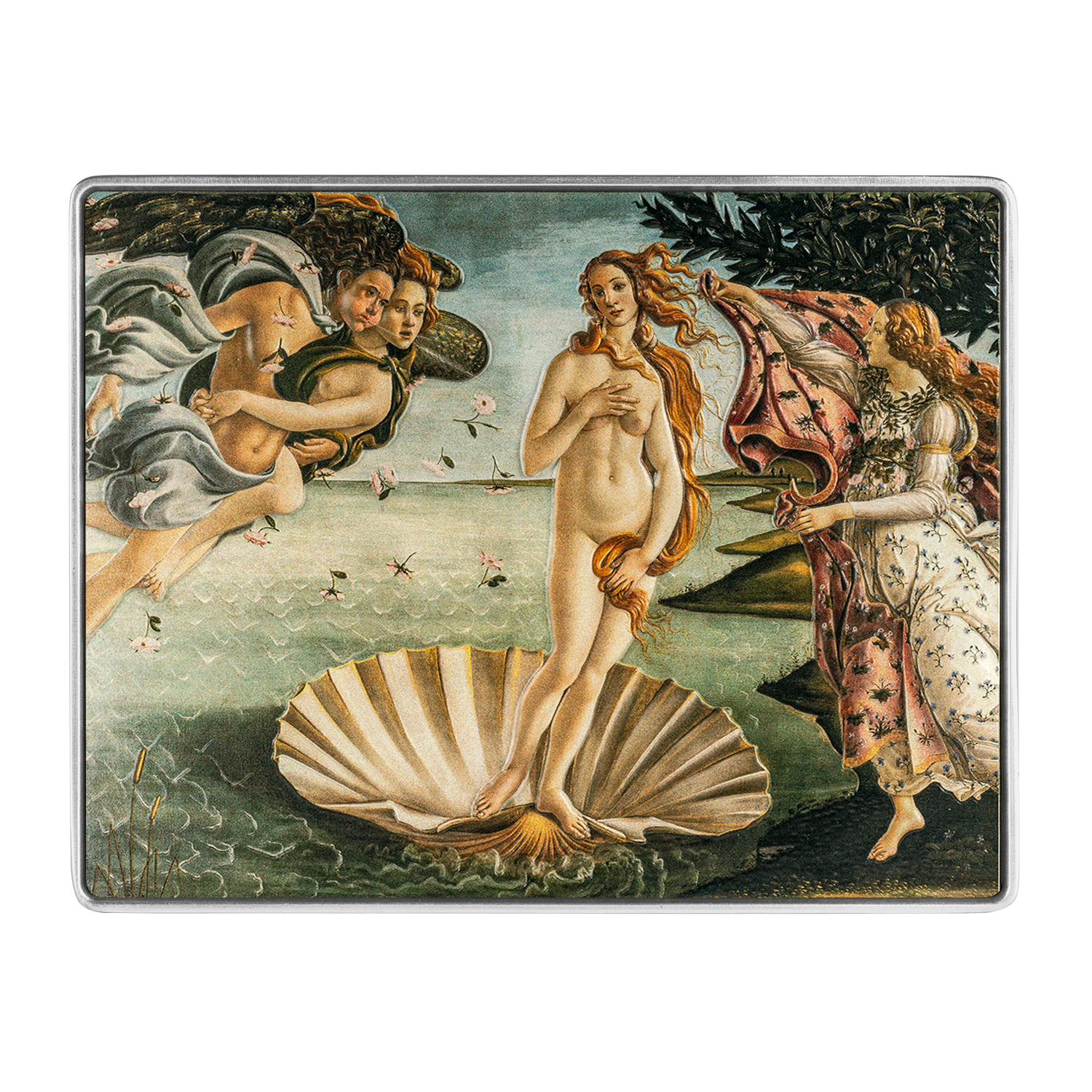 Birth of Venus 1486 by Sandro Botticelli 15oz Silver Copper Core Coin