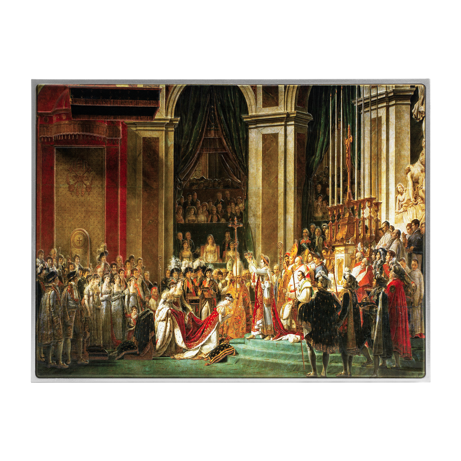 The Coronation of Napoleon by Jacques 2.5 oz Silver Coin