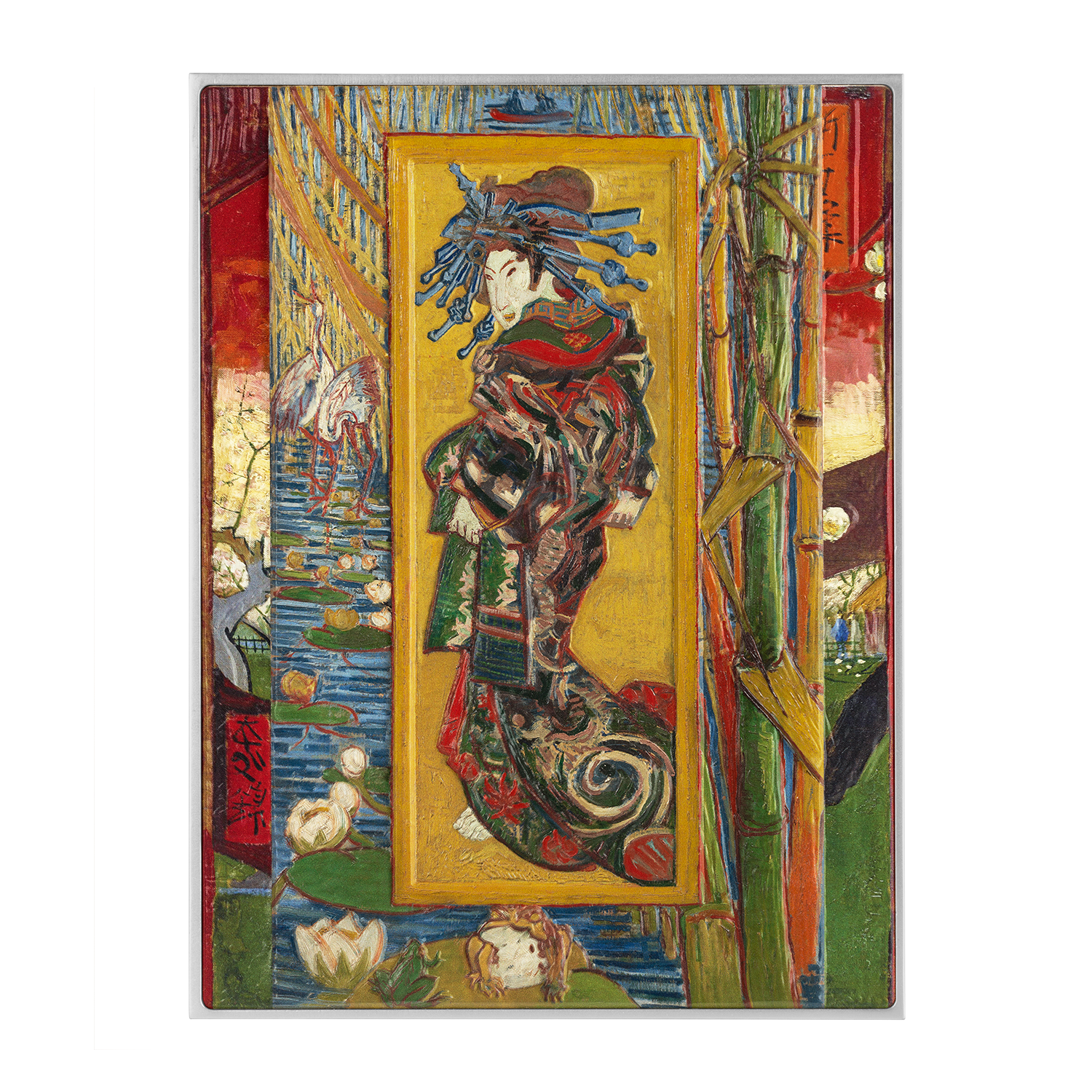 The Courtesan (After Eisen) by Vincent van Gogh 2.5 oz Silver Coin