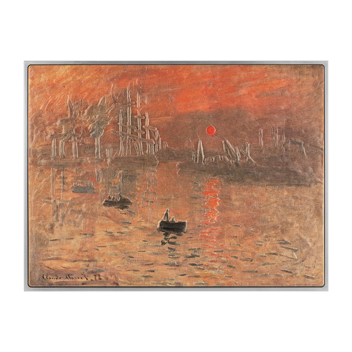 Impression, Sunrise 1872 by Claude Monet 2.5 oz Silver Coin