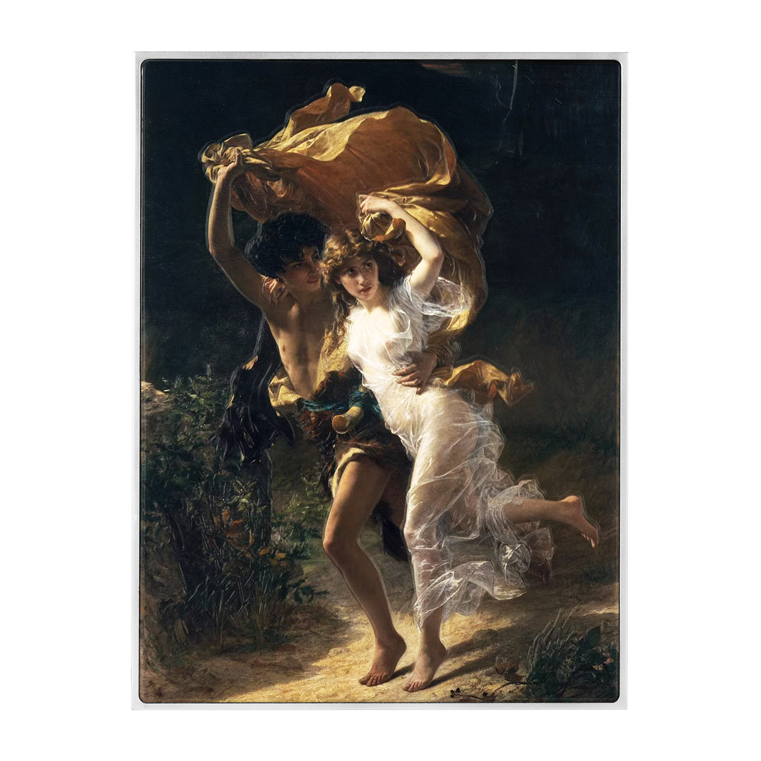 The Storm 1880 by Pierre Auguste Cot 2.5 oz Silver Coin