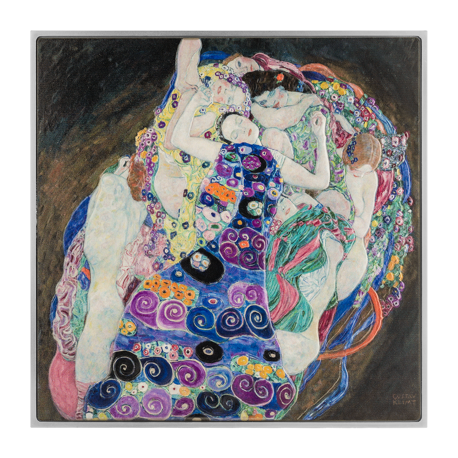 The Virgin by Gustav Klimt 1913 2.5 oz Silver Coin – Antiqued Finish