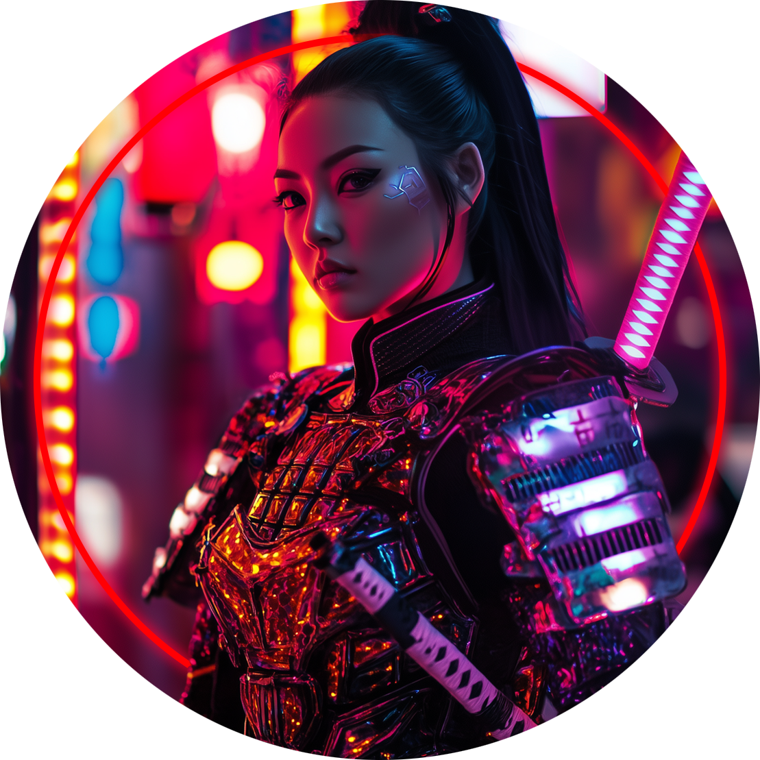 2025 Canada Maple Samurai Edition .9999 Silver Coin Colorized