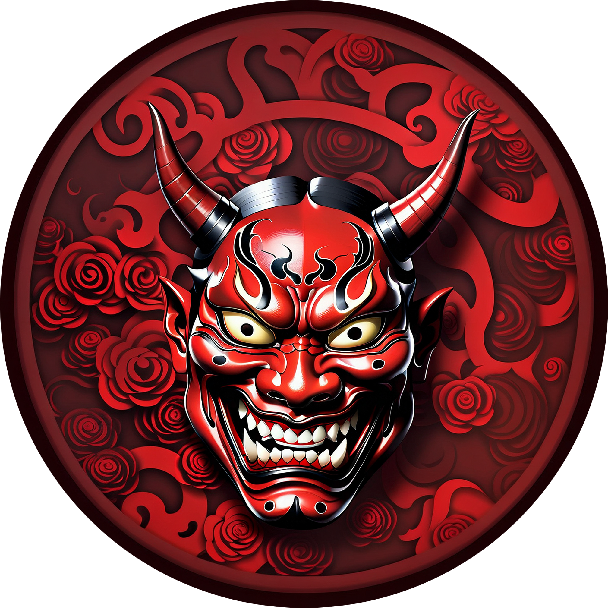 Intaglio 1oz .999 Silver Medal "Hannya"
