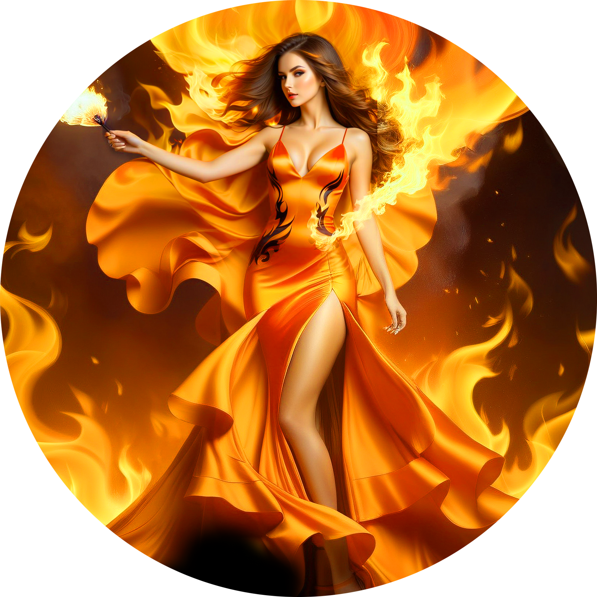 2024 Silver Eagle 1oz .999 Silver Coin Colorized Blaze Edition