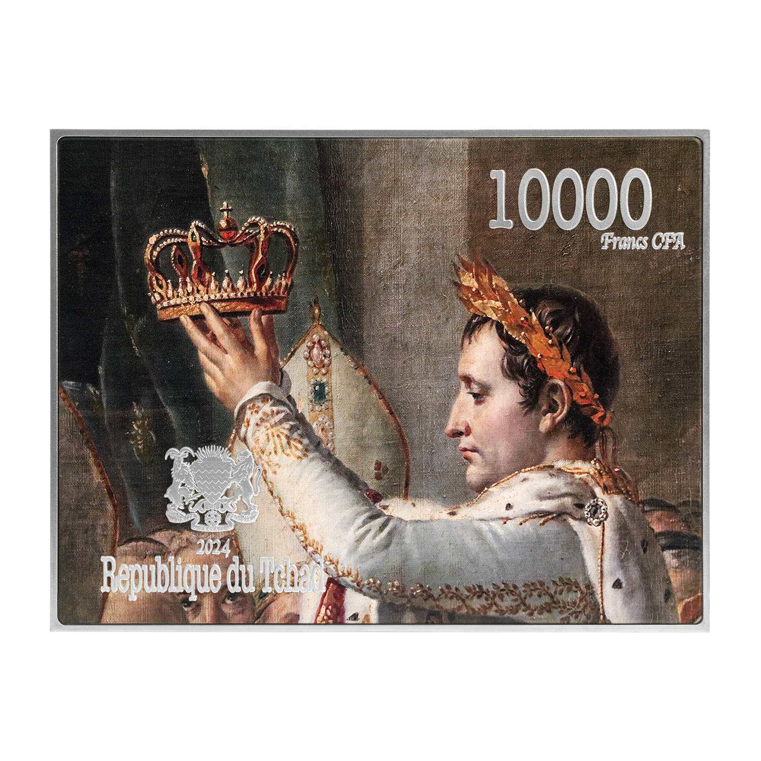 The Coronation of Napoleon by Jacques 2.5 oz Silver Coin