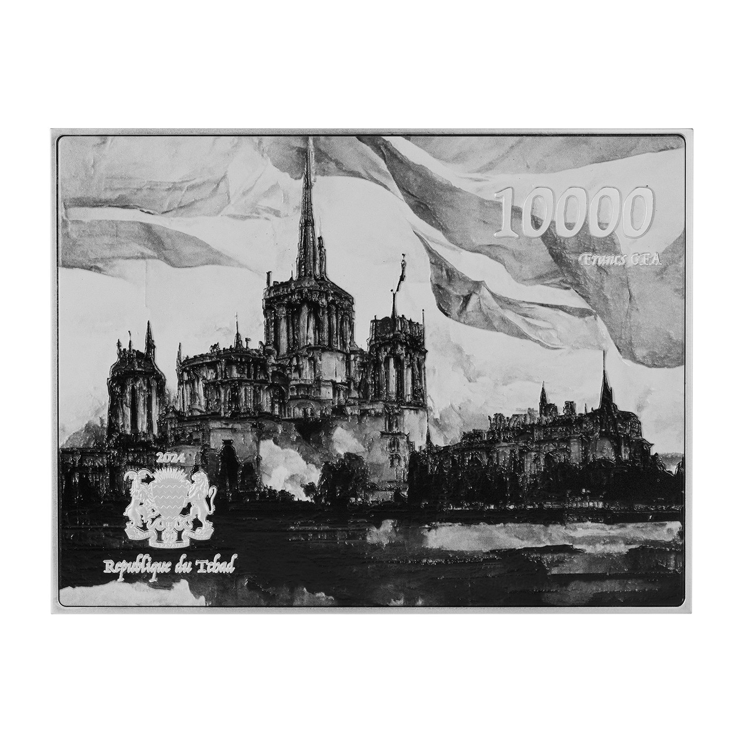 Liberty Leading the People 1830 by Eugene Delacroix 2.5 oz Silver Coin