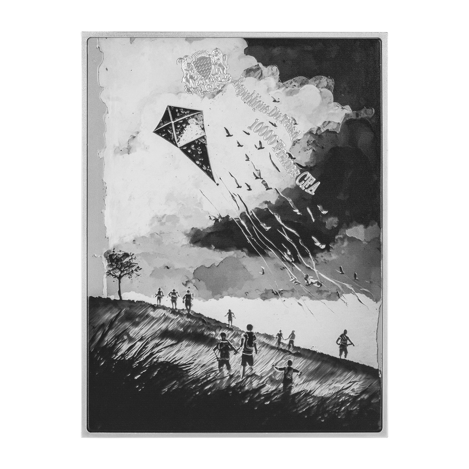 Madame Monet and Her Son 1875 by Claude Monet 2.5 oz Silver Coin