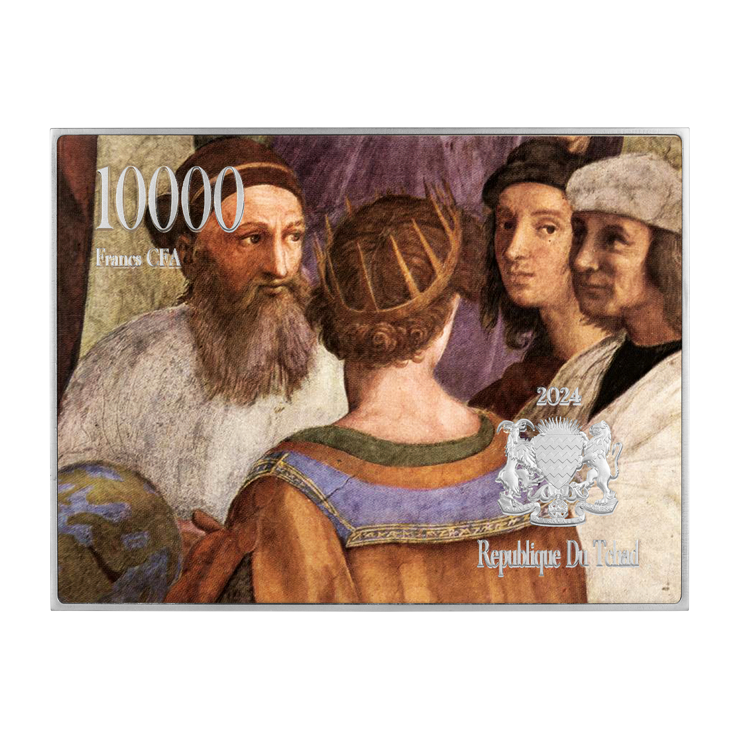 2025 The School of Athens by Raphael 2.5 oz .999 Silver Coin + Cu