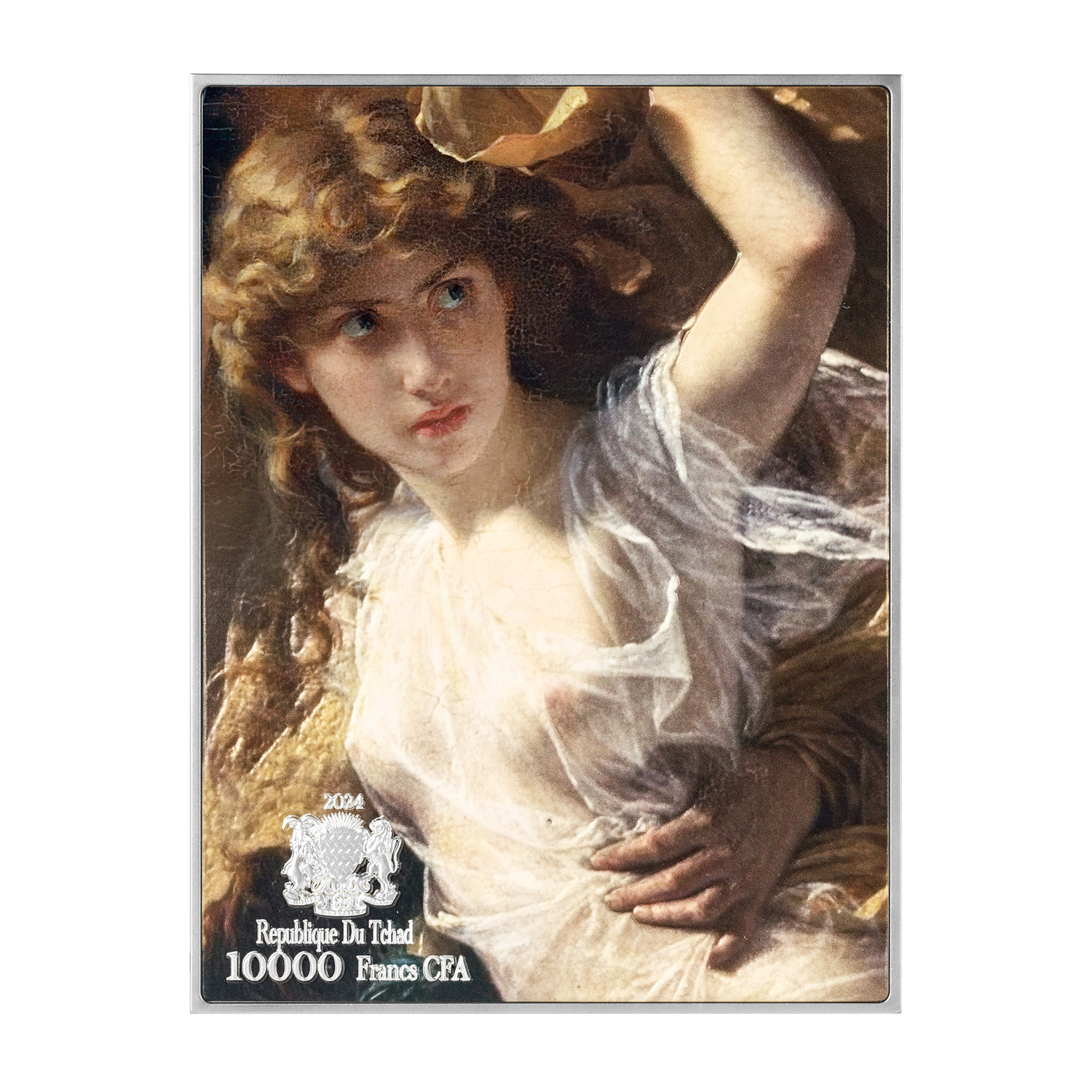 The Storm 1880 by Pierre Auguste Cot 2.5 oz Silver Coin