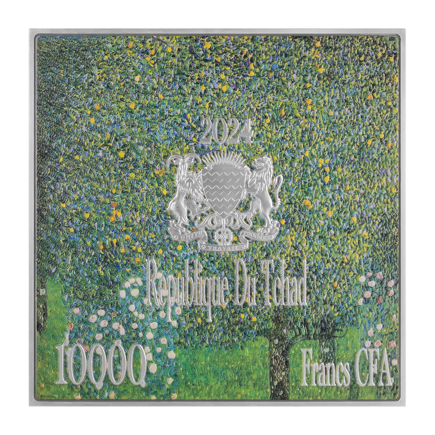 The Virgin by Gustav Klimt 1913 2.5 oz Silver Coin – Antiqued Finish