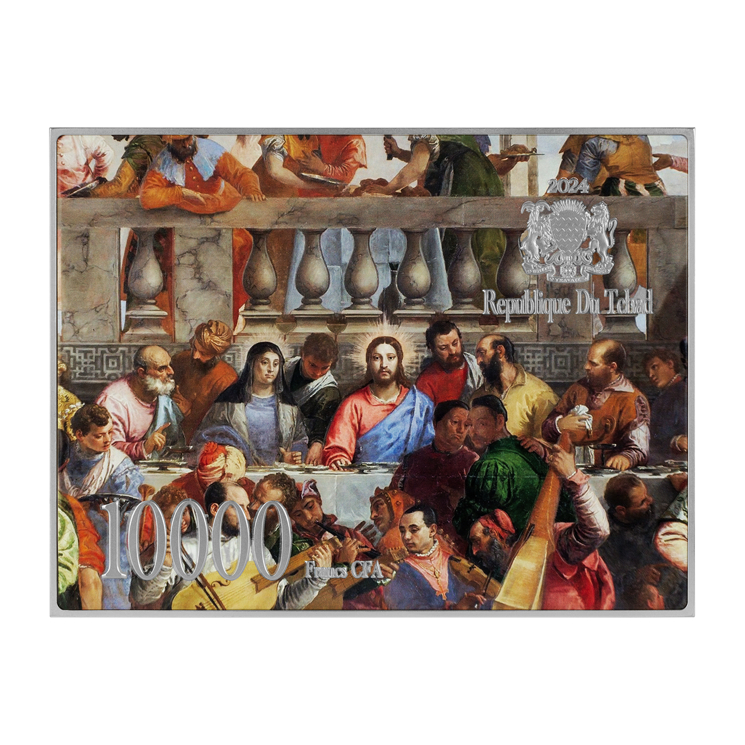 The Wedding at Cana by Paolo Veronese 2.5 oz Silver Coin