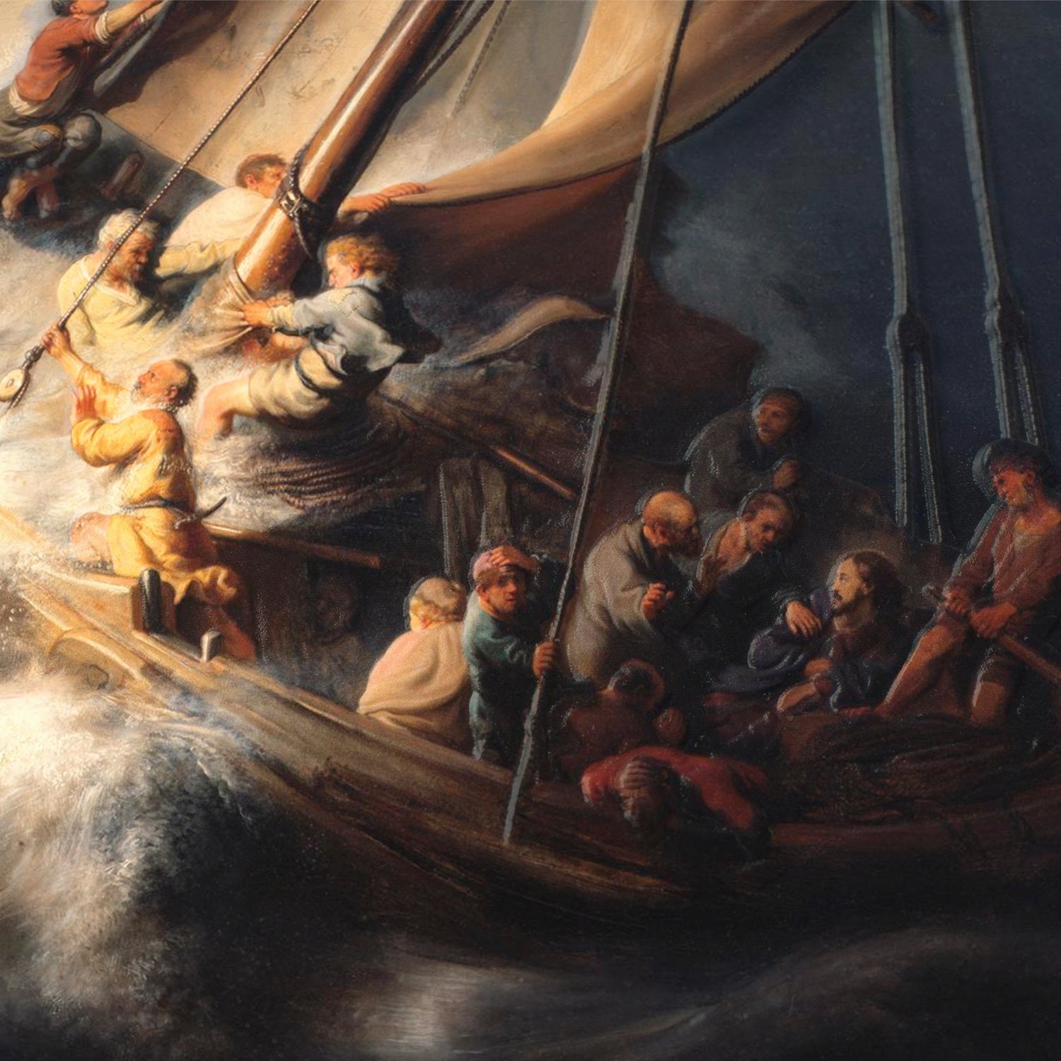 The Storm on the Sea of Galilee 1633 by Rembrandt 2.5 oz Silver Coin