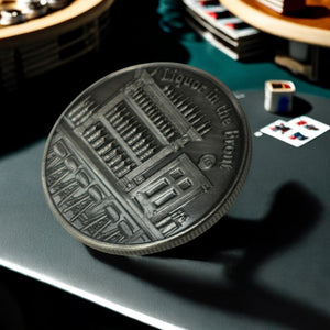 10 - pack Choices Poker Chip .999 Copper 1oz ADVP Antique Silver Plating - Captain’s Chest Bullion