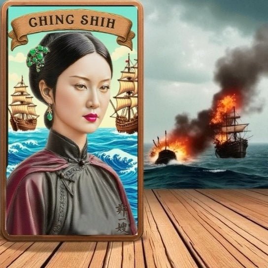 10oz .999 ADVP Copper Bullion Bar Pirate Captains "Ghing Shih" - Captain’s Chest Bullion