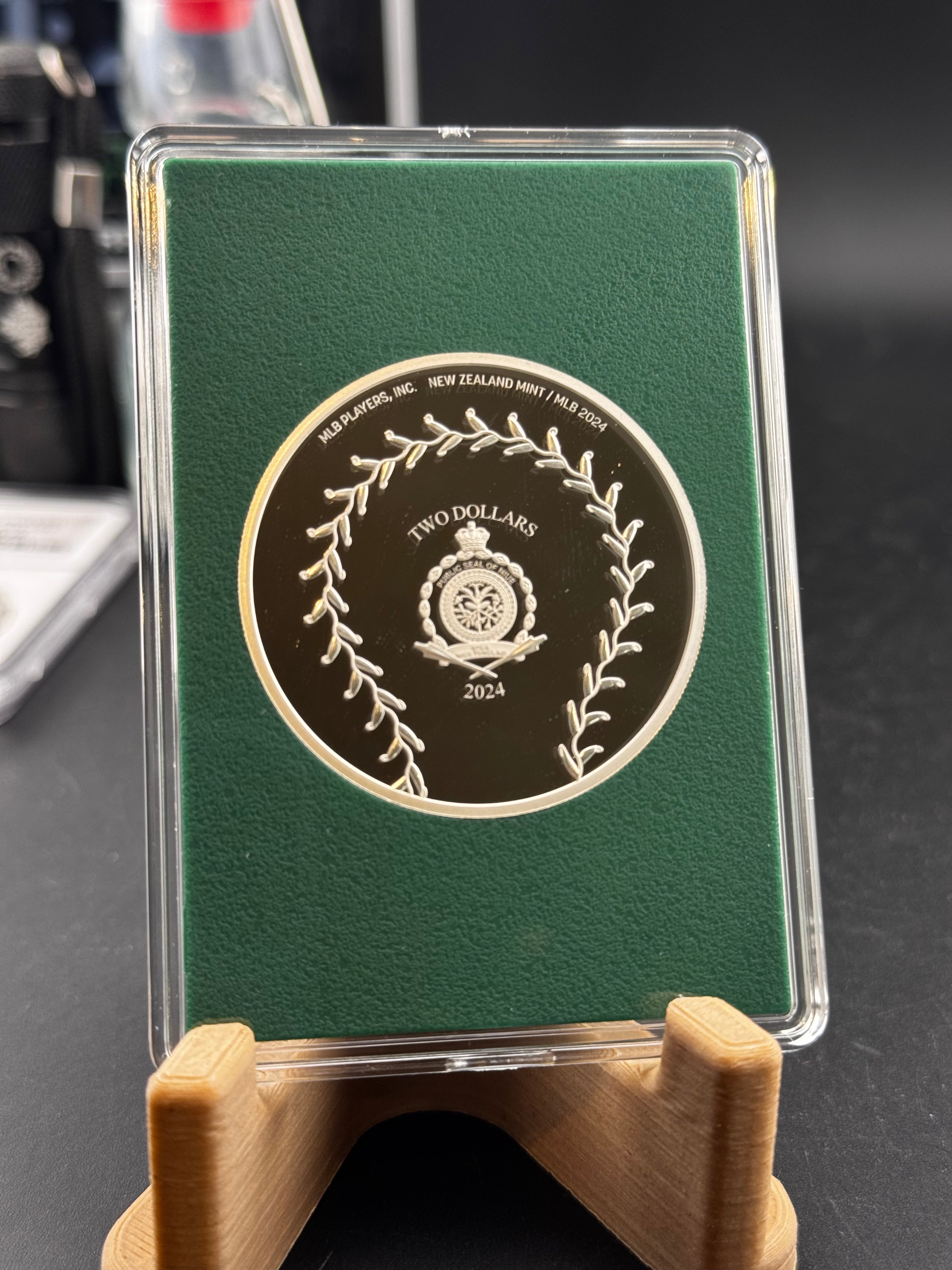 2024 Agoro Trading Coins MLB Masataka Yoshida 392/500 1oz Silver Coin