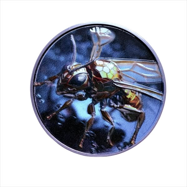 2 - 2025 Truth Guard Silver Coins 1oz Bee & 1oz Mechanical Bee .999 Silver Colorized Coins - Captain’s Chest Bullion