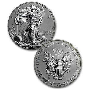 2012-S 2-Coin American Silver Eagle Set (75th Anniv) Captain’s Chest Bullion