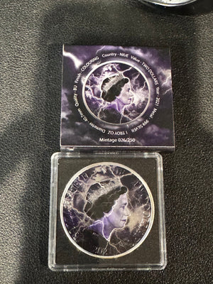 2021 Niue Empress 1oz Colorized .999 Silver Coin - Captain’s Chest Bullion