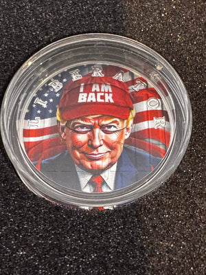 2022 Liberator Donald Trump “I’m Back” .999 Silver Liberator Coin - Captain’s Chest Bullion