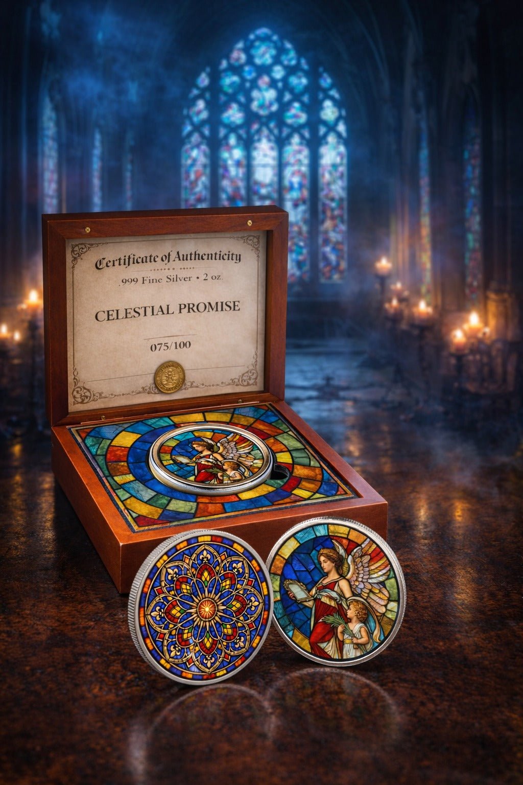 2022 St. Helena The Guardian 2oz Colorized .999 Silver Coin - Captain’s Chest Bullion