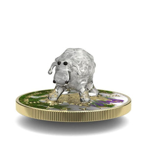 2022 $5 Murano Sheep 1 oz Silver Coin