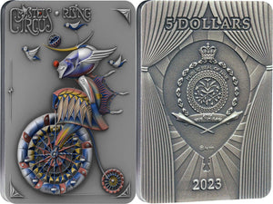 2023 Lithuanian Mint RISING Pastel Circus Captain’s Chest Bullion
