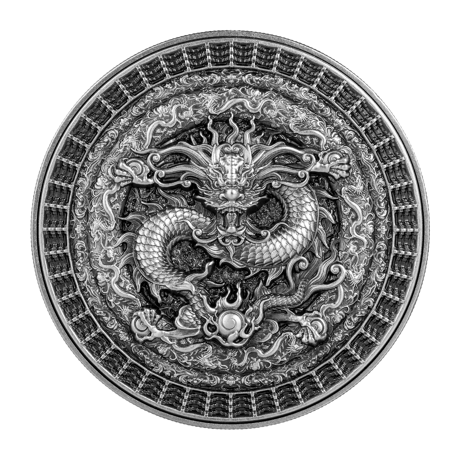 2023 Tchad The Forbidden Dragon 1 oz Silver Coin