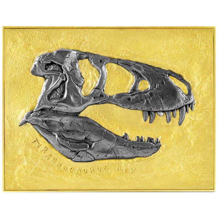 2023 Tyrannosaurus Rex Fossil Captain’s Chest Bullion