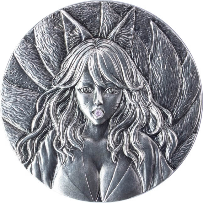 2023 Beast of Legend: Nine Tailed Fox 2oz .999 Silver Coin - Captain’s Chest Bullion