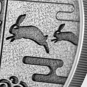 2023 Tchad Chang Er and the Jade Rabbit 1 oz Silver Coin - Captain’s Chest Bullion