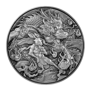 2023 Tokelau Chinese Dragon & Rabbit 2oz .999 Silver Coin - Captain’s Chest Bullion