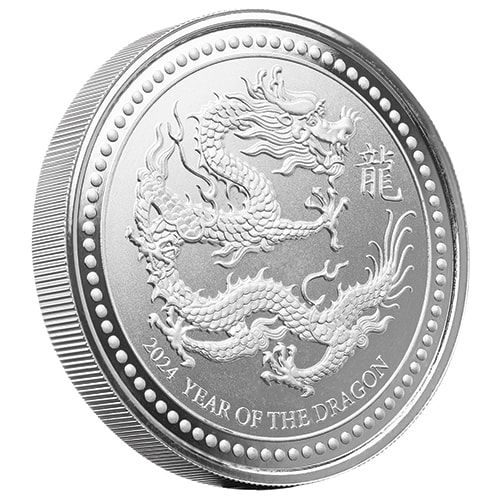2024 1 oz Samoa Silver Dragon Coin Captain’s Chest Bullion