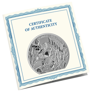 2024 1oz .999 Silver Sir Lancelot BU Premium Coin - Captain’s Chest Bullion