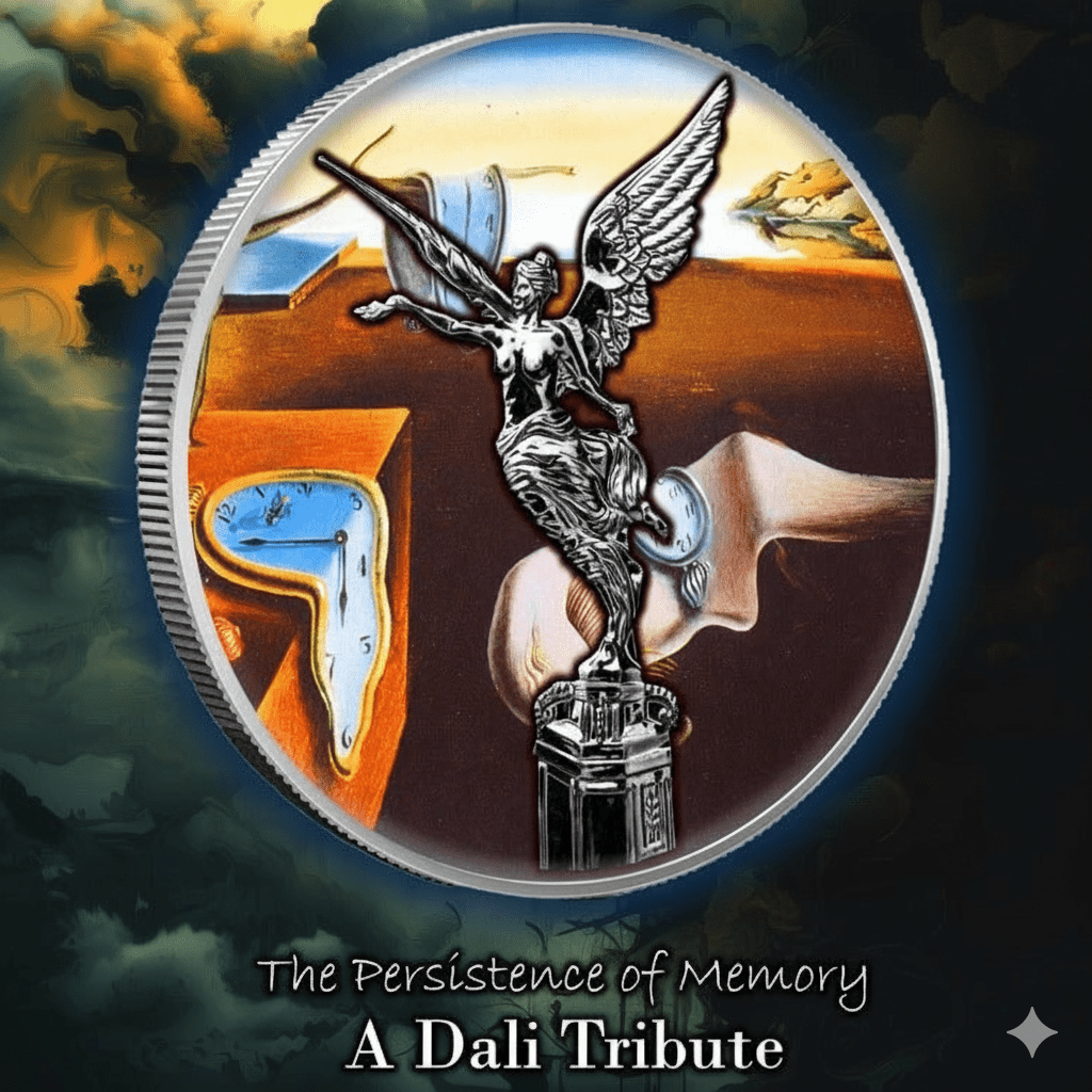 2024 Mexico Libertad 1oz .999 Silver Coin Dali The Persistence of Memory - Captain’s Chest Bullion