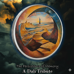 2024 Mexico Libertad 1oz .999 Silver Coin Dali The Persistence of Memory - Captain’s Chest Bullion