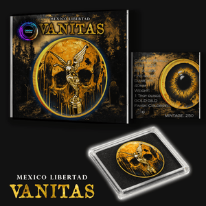 2024 Mexico Libertad Vanitas 1oz .999 Silver Coin - Captain’s Chest Bullion