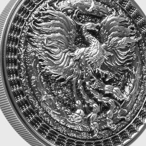 2024 Niue The Forbidden Phoenix 1 oz Silver Coin (Antiqued Finish) - Captain’s Chest Bullion