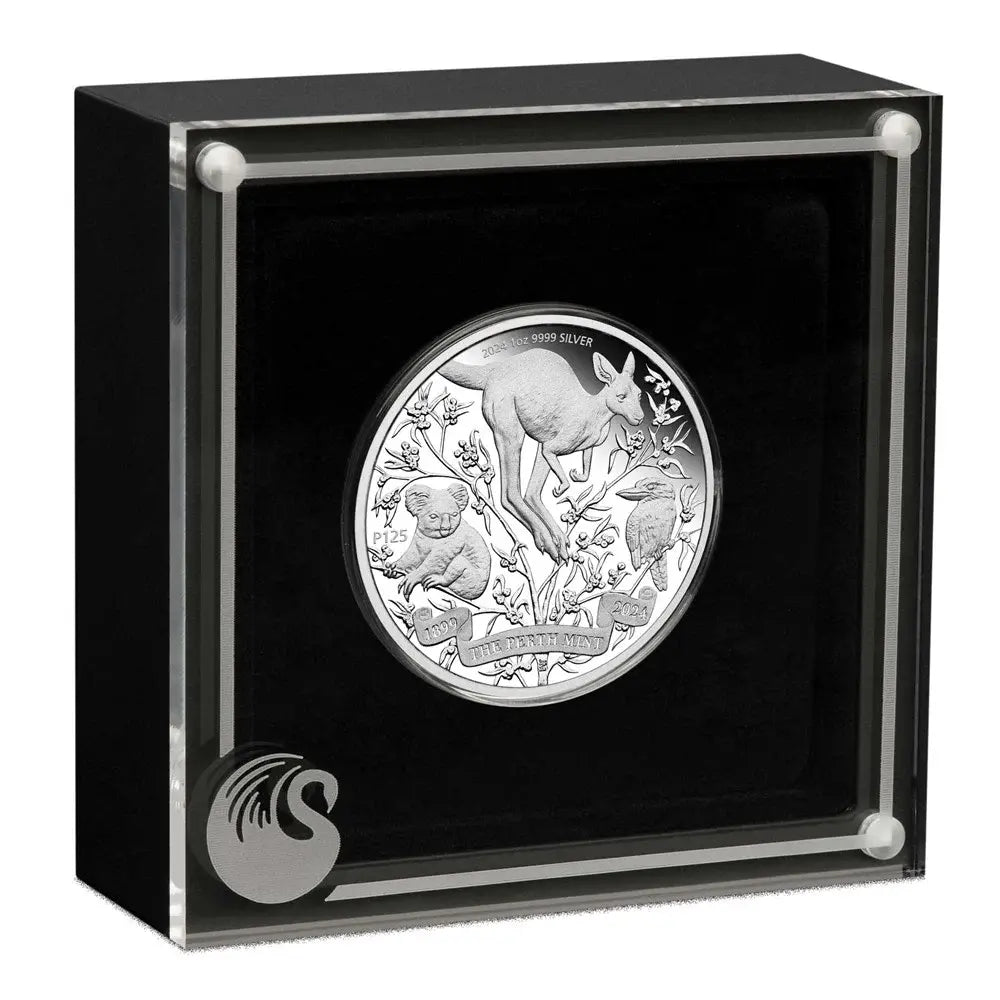 2024 Perth Mint 125th Anniversary 1oz Silver Proof Coin - Captain’s Chest Bullion
