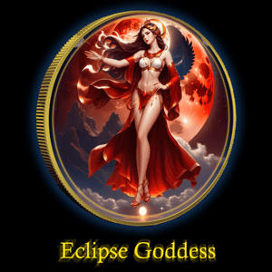 2024 Silver Eagle Eclipse Goddess 1oz .999 Silver Coin Colorized - Captain’s Chest Bullion