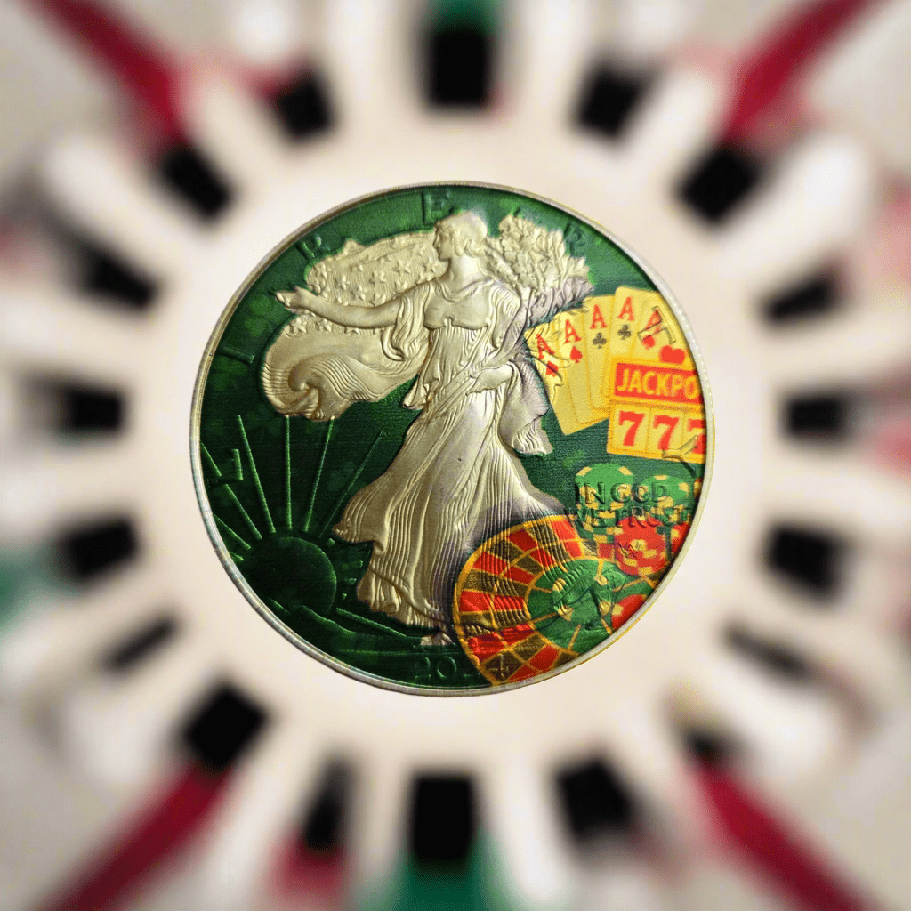 2024 Silver Eagle Viva Las Vegas 1oz .999 Silver Coin - Captain’s Chest Bullion