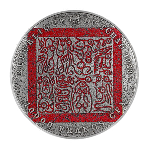 2024 Tchad Guan Yu Slays Hua Xiong 2 oz .999 Silver Coin - Captain’s Chest Bullion