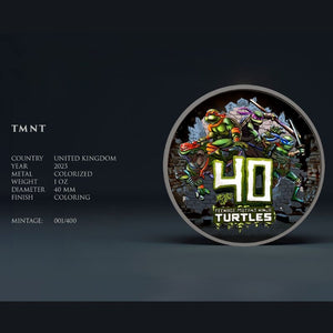 2024 Perth Mint .999 Silver Coin 40th Anniversary TMNT "Fight Night" Presale