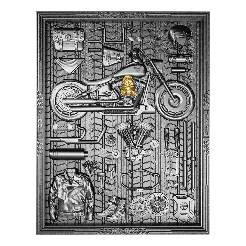 2025 Antiqued and Gilded Samoa Journey on the Road 2oz Silver Coin - Captain’s Chest Bullion