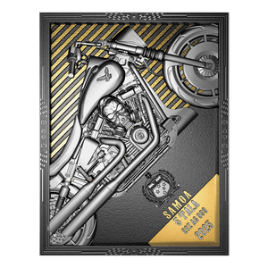 2025 Antiqued and Gilded Samoa Journey on the Road 2oz Silver Coin - Captain’s Chest Bullion