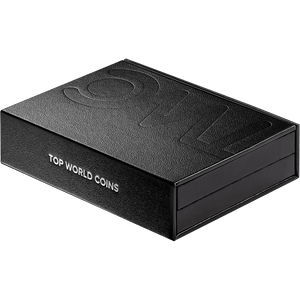 2025 Cameroon Raven Antique Finish 1oz .999 Silver Coin Color and Gilding - Captain’s Chest Bullion