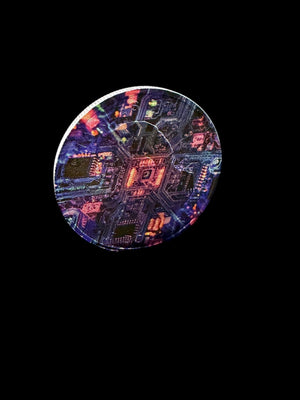 2025 Canada Maple Colorized Tech Noir .9999 Silver Coin - Captain’s Chest Bullion