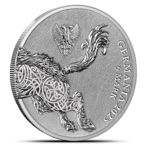 2025 Germania Gullinbursti 1oz .999 Silver Coin - Captain’s Chest Bullion