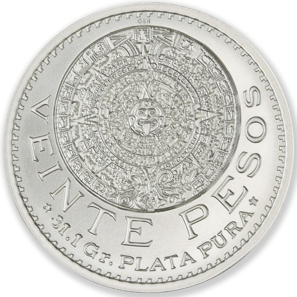 2025 Mexico 20 Pesos 1917 Mexican Tribute 1 oz Silver BU Round - Captain’s Chest Bullion