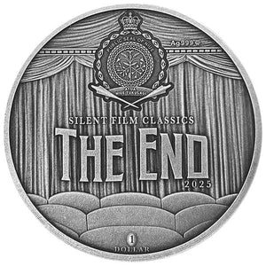 2025 Niue Metropolis Antique and Gold Gilded 1oz .999 Silver Coin - Captain’s Chest Bullion